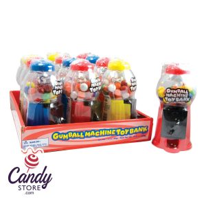 Gumball Machine Mini Toy Bank 1.4oz - 24ct