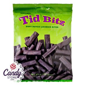 Gustaf's Tid Bitz Soft Licorice Bites 5.2oz Peg Bag - 12ct