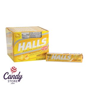 Halls Honey Lemon Cough Drops - 20ct