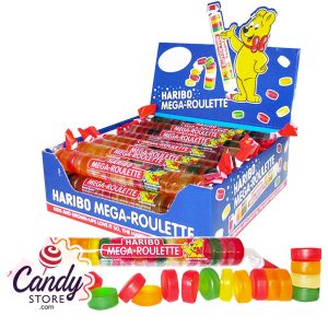 Haribo Mega Roulette Gummi Candy - 24ct
