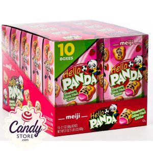 Hello Panda Strawberry Creme-Filled Cookies Boxes - 10ct