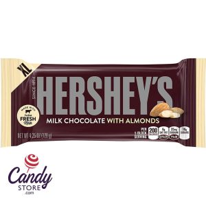 Hershey Almond XL Milk Chocolate Bar 4.25oz - 12ct