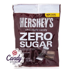 Hershey's Zero Sugar Milk Chocolate Candy - 12ct Peg Bags