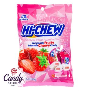 Hi-Chew Strawberry 3.53oz Peg Bag - 6ct
