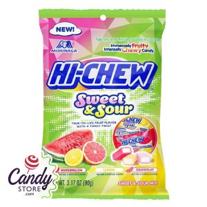 Hi-Chew Sweet & Sour Mix 3.17oz Peg Bag - 6ct