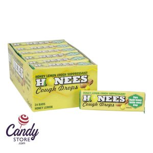 Honees Honey Lemon Cough Drops 9 Pc Stick - 24ct