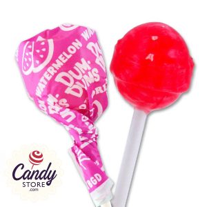 Hot Pink Dum Dums Lollipops Watermelon - 75ct