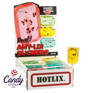 Hotlix Ant Lix Suckers 1oz Lollipop - 36ct