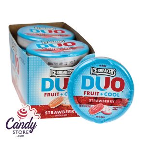 Ice Breakers Strawberry Duo Mints 1.3oz - 8ct