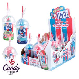 Icee Dip N Lik Lollipop Cups - 12ct