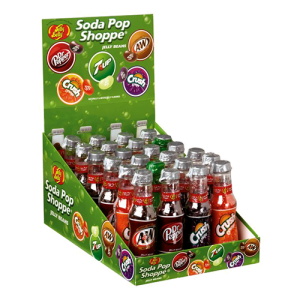Jelly Belly Soda Pop Shoppe Jelly Bean Bottles - 24ct