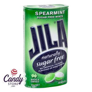 Jila Sugar Free Spearmint Mints Tin 1.2oz - 12ct