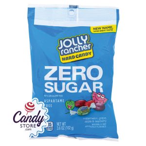 Jolly Rancher Zero Sugar Candy - 12ct Peg Bags