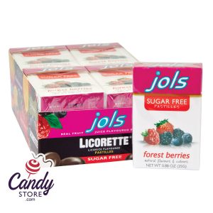 Jols Sugar Free Forest Berries Licorette Pastille 0.88oz Box - 12ct