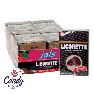 Jols Sugar Free Licorette Pastille 0.88oz Box - 12ct