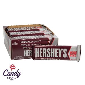 King Size Hershey's Milk Chocolate Bars - 18ct