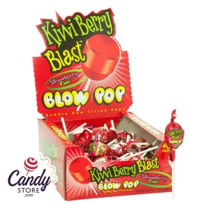 Kiwi Berry Blast Blow Pops - 48ct