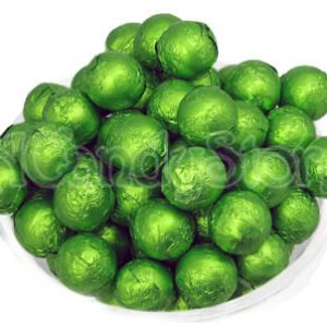 Kiwi Foil Chocolate Balls - 10lb