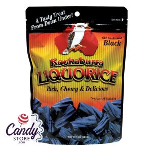 Kookaburra Black Licorice Bags - 12ct