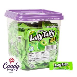 Laffy Taffy Mini Sour Apple Tub - 145ct