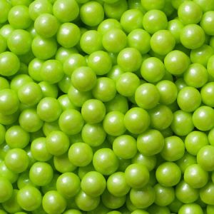 Lime Green Pearl Candy Beads - 10lb