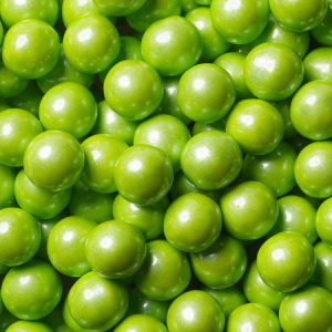 Lime Green Pearl Sixlets Candy - 12lb