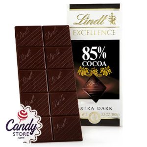 Lindt Excellence 85% Dark Chocolate Bars - 12ct