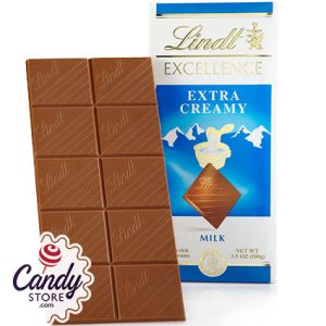 Lindt Excellence Extra Creamy Milk Chocolate Bars - 12ct