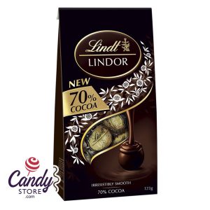 Lindt Lindor 70% Dark Chocolate Truffles Bags - 6ct