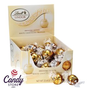 Lindt Lindor White Chocolate Truffles - 60ct Box