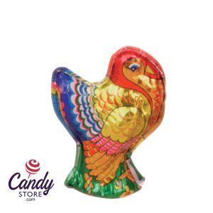 Milk Chocolate Solid Turkey Foiled Madelaine - 48ct