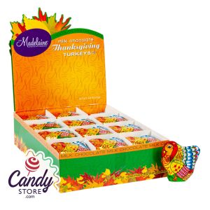 Madelaine Milk Chocolate Foiled Turkey Flat 0.375oz - 60ct