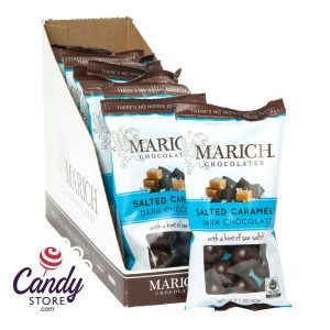 Dark Chocolate Sea Salt Caramels Marich - 12ct