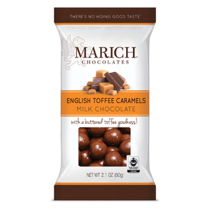 English Toffee Caramels Bags Marich - 12ct