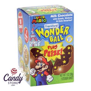 Mario Wonder Ball Milk Chocolate + Prize - 10ct