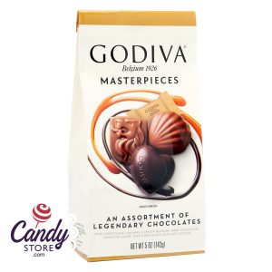Masterpiece Assorted Godiva Chocolates 5.1oz Bag - 6ct