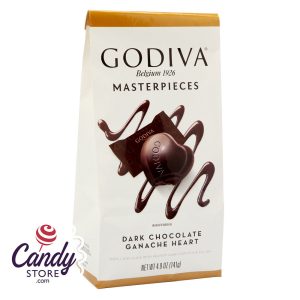 Masterpieces Dark Godiva Chocolate Ganache 4.9oz Bag - 6ct