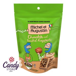 Michel Et Augustin Milk Chocolate With Hazelnut 4.4oz Pouch - 6ct