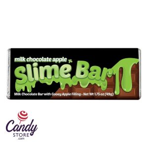 Milk Chocolate Apple Amusemints Slime Bar 1.75oz Bar - 24ct
