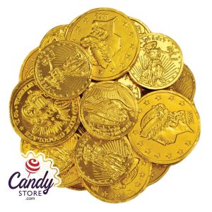 Milk Chocolate Gold Gelt Coins - 10lb Assorted Sizes