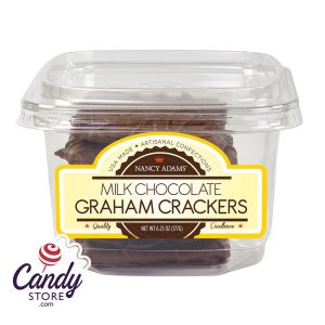 Milk Chocolate Graham Crackers 6.25oz Tub Nancy Adams - 6ct