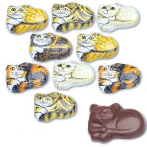 Milk Chocolate Kitty Cats - 60ct