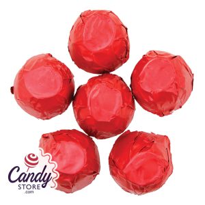 Milk Chocolate Red Foil Cherry Cordials by Asher's - 6lb