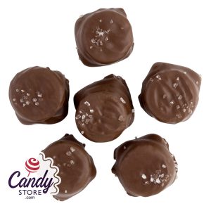 Milk Chocolate Sea Salt Caramel Mini Sandwich Cookies - 7lb