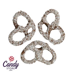 Milk Chocolatey Coated Coconut Premier Pretzels - 3lb