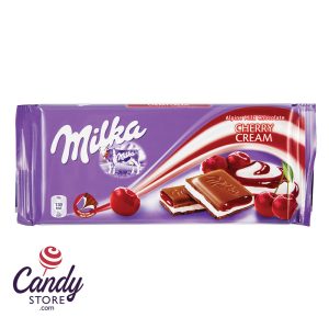Milka Cherry Cream Bar 3.5oz - 22ct