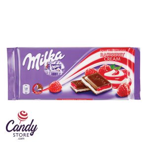 Milka Raspberry Cream Bar 3.5oz - 22ct