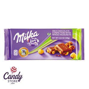 Milka Whole Hazelnuts Bar 3.5oz - 17ct
