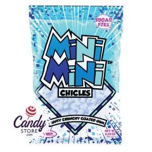 Mini Mini Chicles Peppermint Sugar Free Gum  - 20ct Boxes
