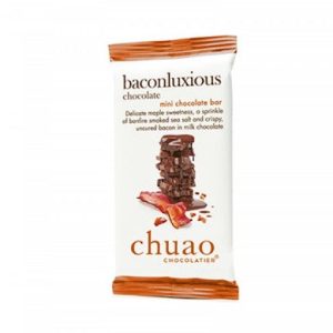 Mini Chuao Baconluxious Milk Chocolate Bars - 24ct